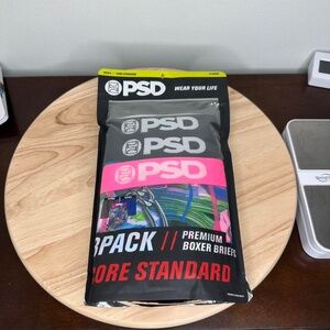 PSD 3 Pack Core Standard World Stackz Boxer Briefs Underwear Size XL NEW